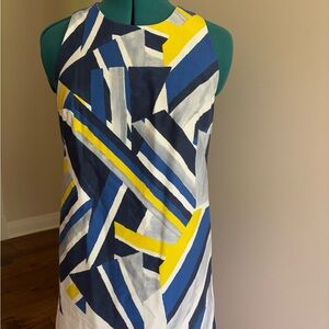 Designer- Milly Blue and Yellow Dress